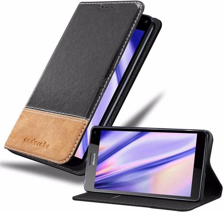 Productafbeelding Cadorabo Boek X Portemonnee Hoesje (Microsoft Lumia 950)