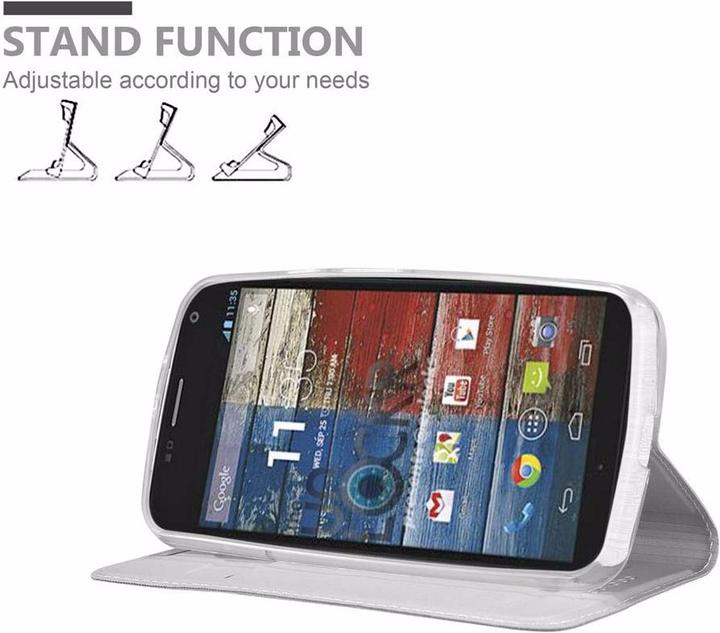 Actual product image Cadorabo Book Classy Style Cover (Motorola Moto G2 (2nd Gen))