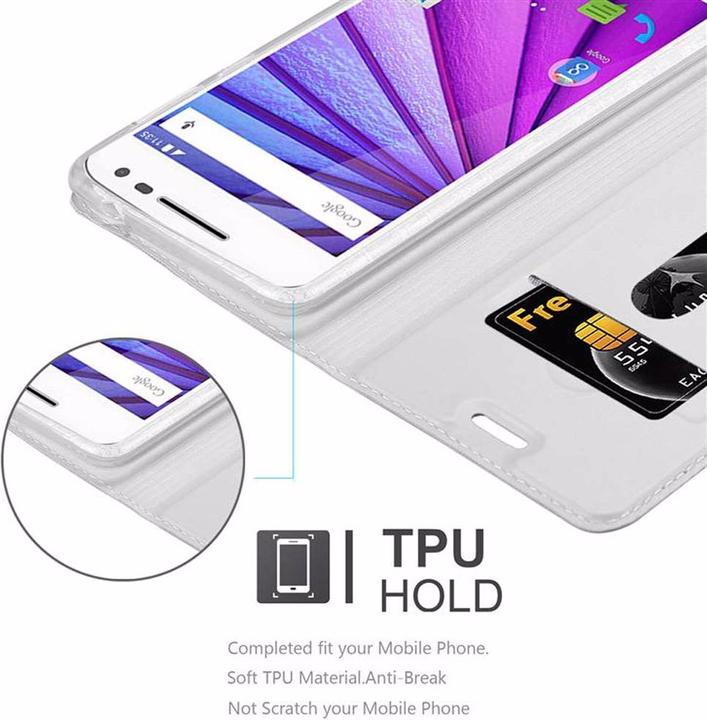 Produktbild Cadorabo Book Classy Style Cover (Motorola Moto G30)