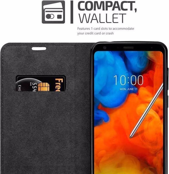 Productafbeelding Cadorabo Boek Onzichtbare Magneethoes (LG Q Stylus)