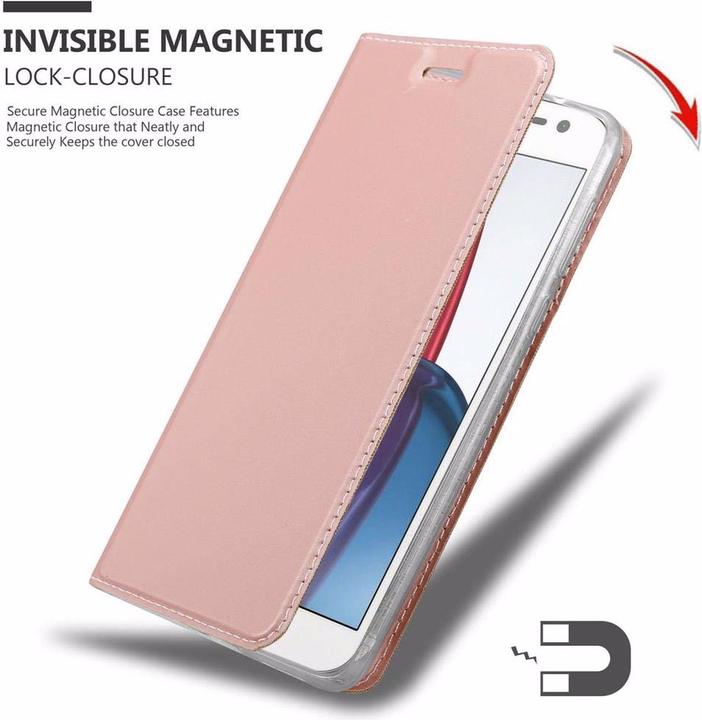 Image du produit Cadorabo Book Classy Style Cover (Motorola Moto G4 Plus, Motorola Moto G4)