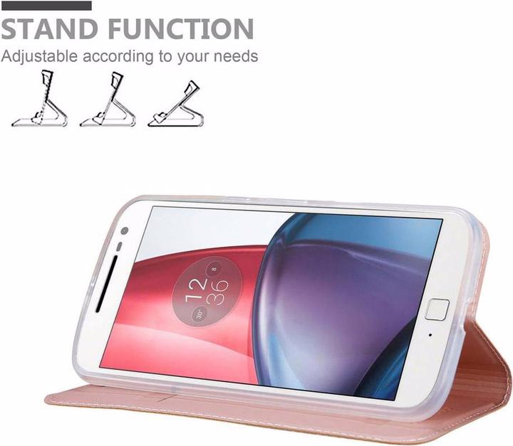 Image du produit Cadorabo Book Classy Style Cover (Motorola Moto G4 Plus, Motorola Moto G4)