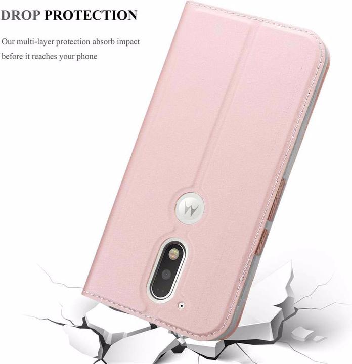 Image du produit Cadorabo Book Classy Style Cover (Motorola Moto G4 Plus, Motorola Moto G4)