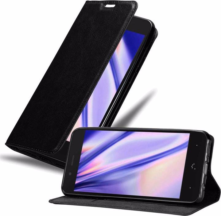 Actual product image Cadorabo Book Invisible Magnet Cover (BQ Aquaris X5)