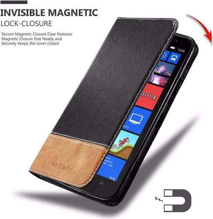 Actual product image Cadorabo Book X Wallet Cover (Nokia Lumia 1320)