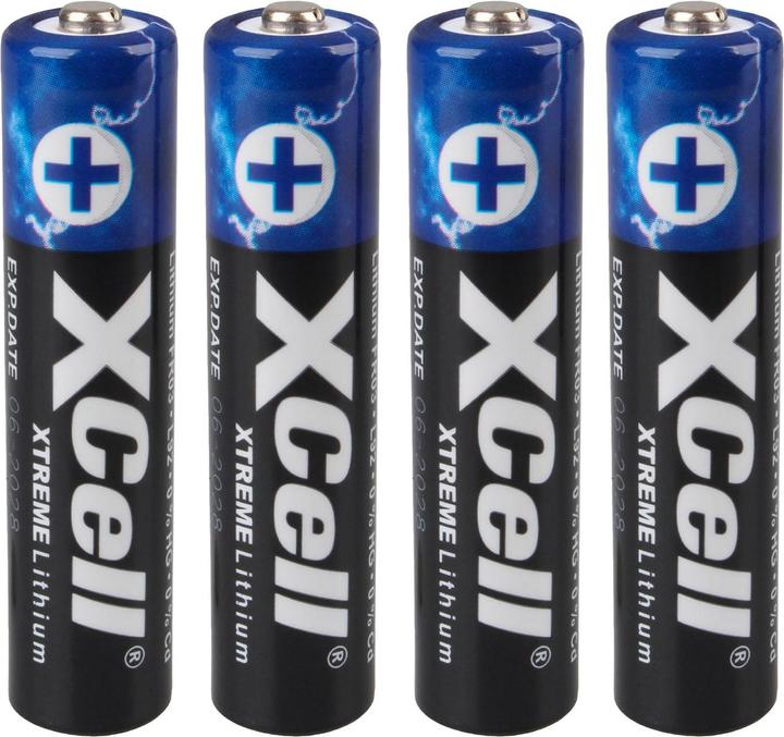 Image du produit XCell Pile au lithium XTREME AAA 4 (4 pcs, AAA, 1000 mAh)