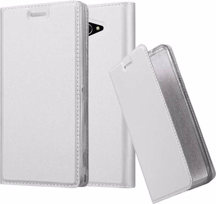 Actual product image Cadorabo Book Classy Style Cover (Sony Xperia M2, Sony Xperia M2 Aqua)
