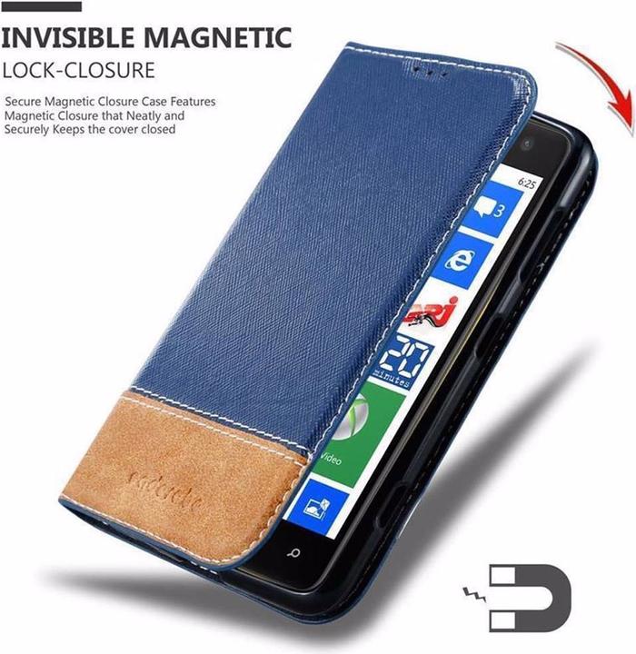 Actual product image Cadorabo Book X Wallet Cover (Nokia Lumia 625)