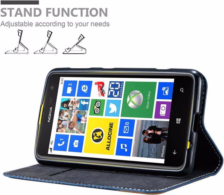 Actual product image Cadorabo Book X Wallet Cover (Nokia Lumia 625)