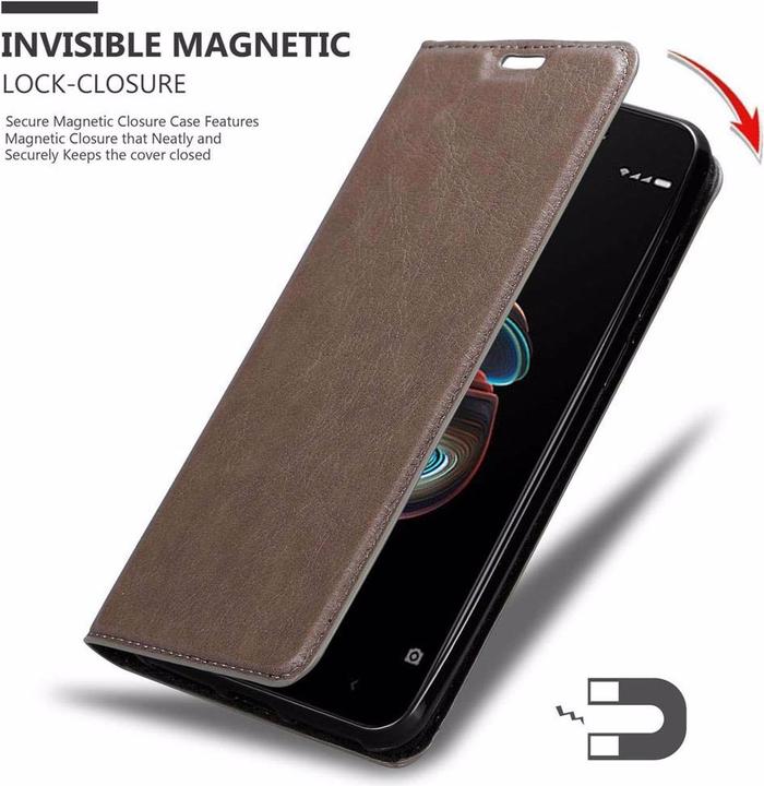 Productafbeelding Cadorabo Boek Onzichtbare Magneethoes (Xiaomi Redmi 5A)