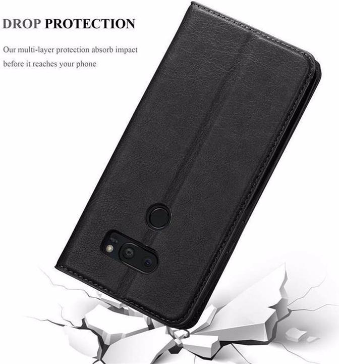 Actual product image Cadorabo Book Invisible Magnet Cover (LG V35 ThinQ)