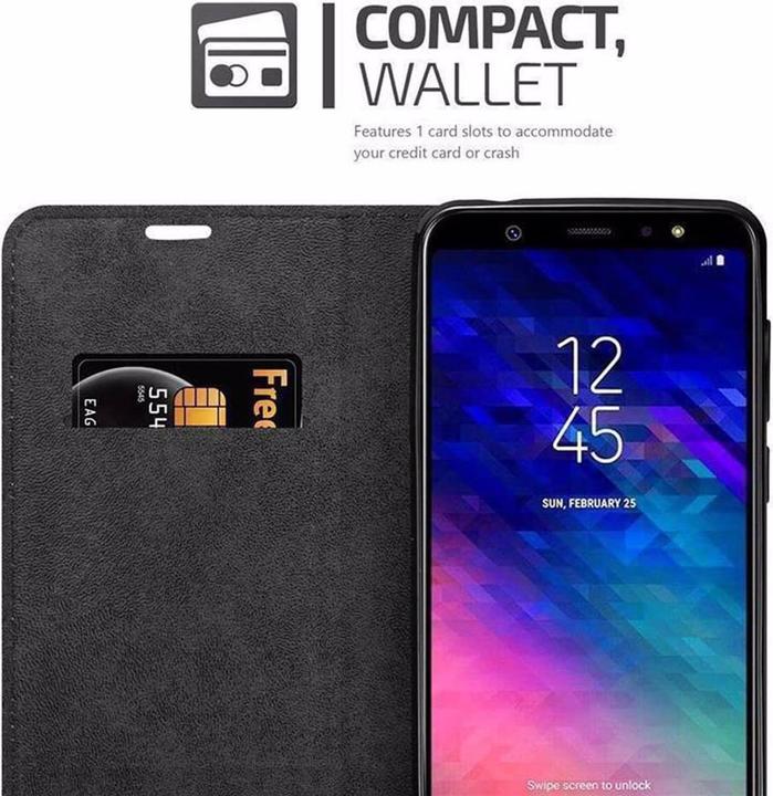 Productafbeelding Cadorabo Boek Onzichtbare Magneethoes (Samsung Galaxy A6+)