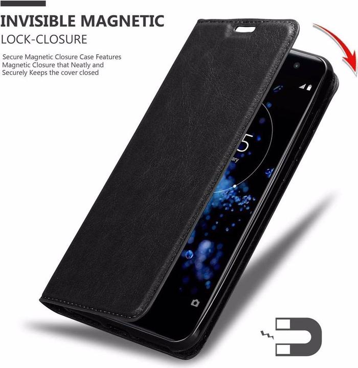 Produktbild Cadorabo Book Invisible Magnet Cover (Sony Xperia XZ2 Premium)