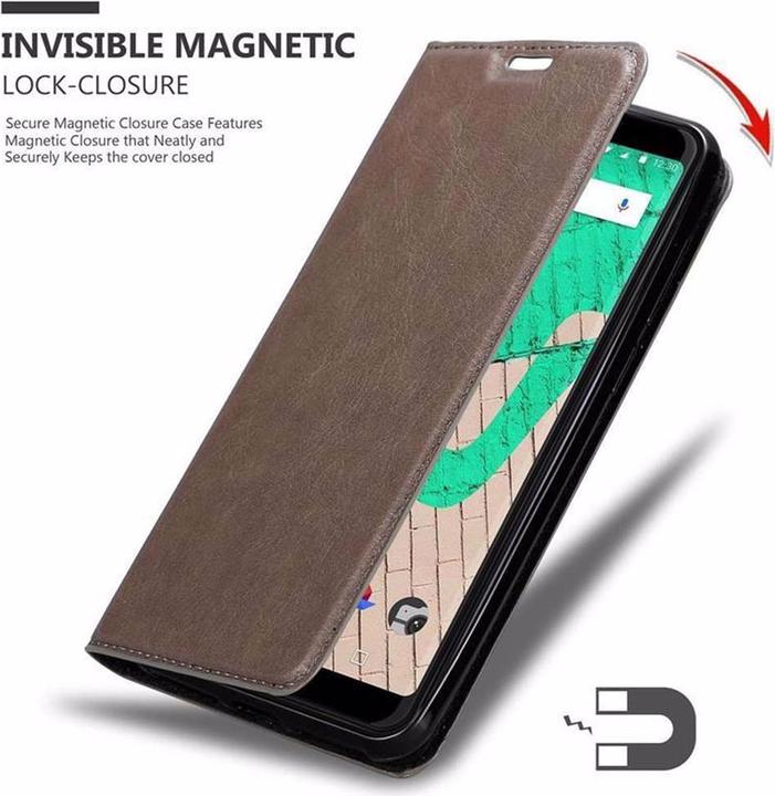 Immagine prodotto Cadorabo Copertina magnetica invisibile del libro (Wiko View Max)