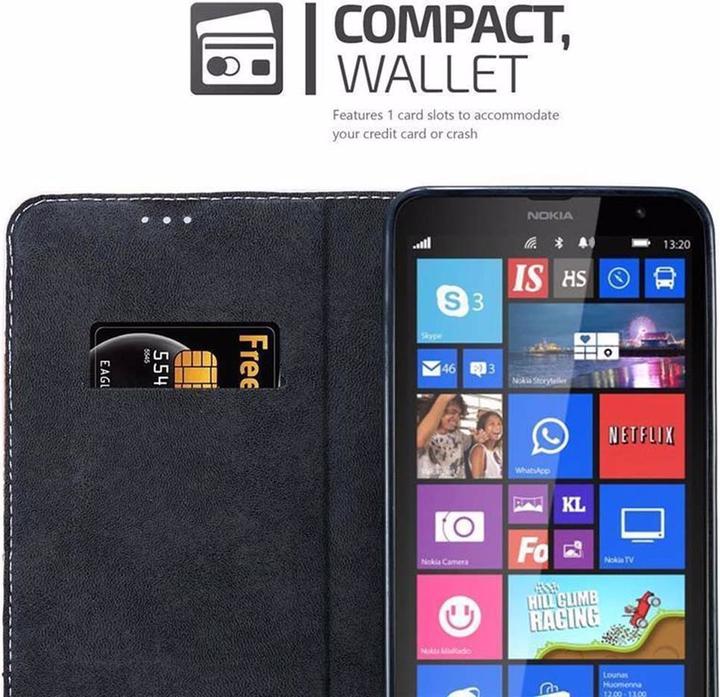 Productafbeelding Cadorabo Boek X Portemonnee Hoesje (Nokia Lumia 1320)