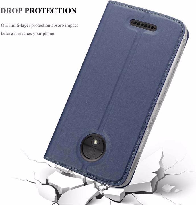 Actual product image Cadorabo Book Classy Style Cover (Motorola Moto C)