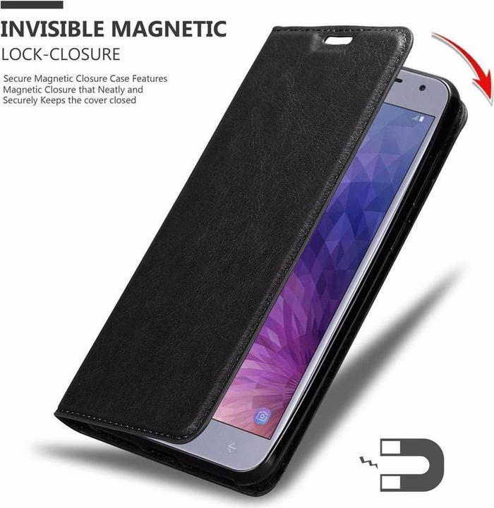 Actual product image Cadorabo Book Invisible Magnet Cover (Samsung Galaxy J4 (2018))