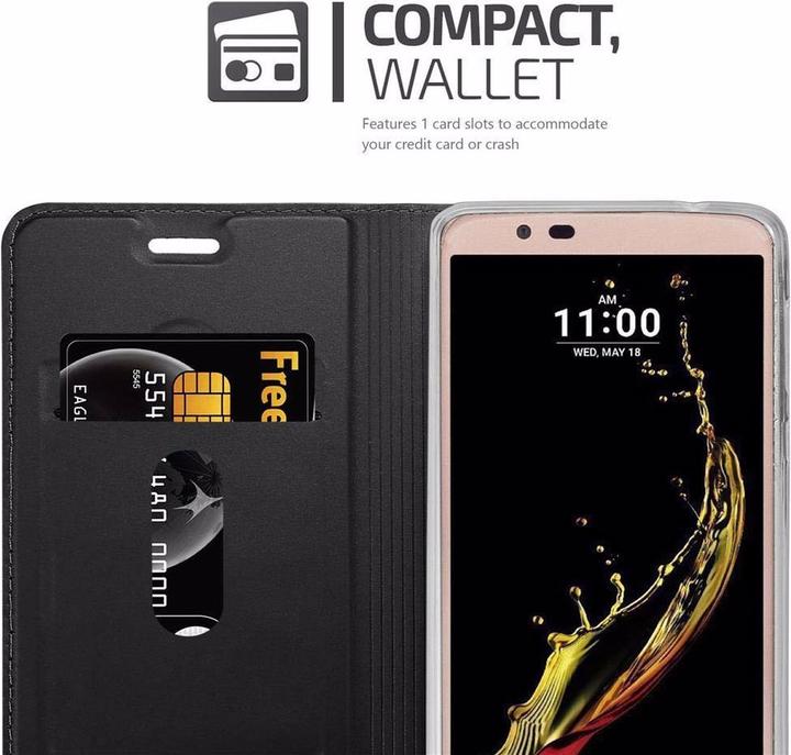 Actual product image Cadorabo Book Classy Style Cover (LG K10)