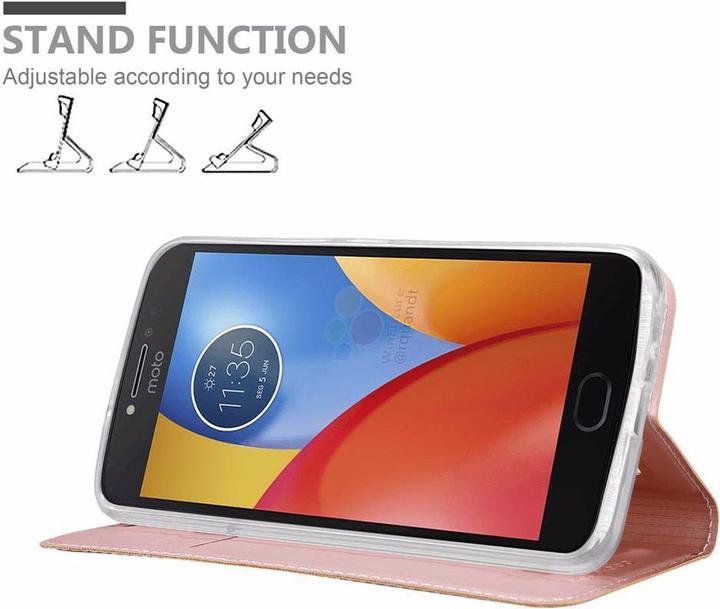 Produktbild Cadorabo Book Classy Style Cover (Motorola Moto E4)