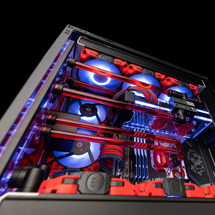Actual product image EKWB EK-Quantum Reflection² PC-O11D EVO D5 PWM D-RGB - acrylic