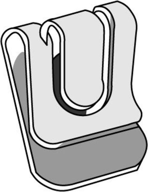 Image du produit Pince profilée pour rayonnage double