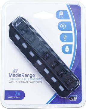 Produktbild MediaRange MRCS504 Hub (USB-A, 7 Ports)