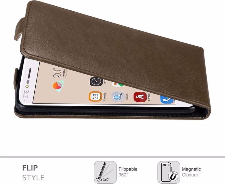 Actual product image Cadorabo Flip like Invisible Cover (ZTE Blade V8)