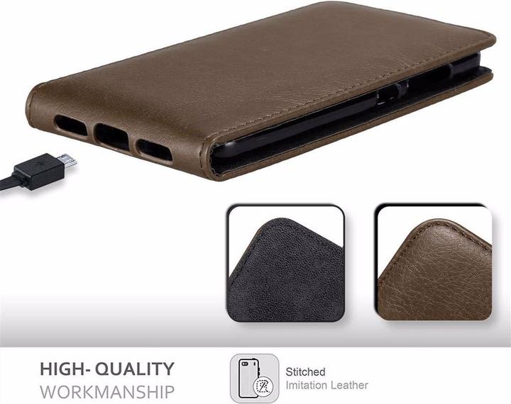 Actual product image Cadorabo Flip like Invisible Cover (ZTE Blade V8)