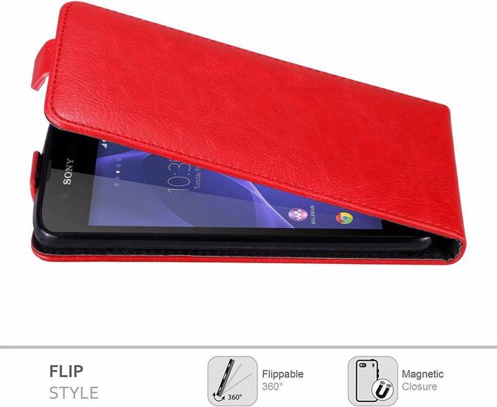 Actual product image Cadorabo Flip like Invisible Cover (Sony Xperia E3)