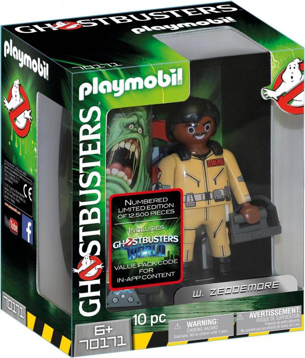 Produktbild Playmobil Ghostbusters Sammlerfigur W. Zeddemore (70171, Playmobil Ghostbusters)