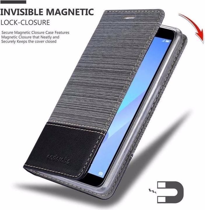Image du produit Cadorabo Couverture look jeans Book (Huawei Y6 Prime (2019))