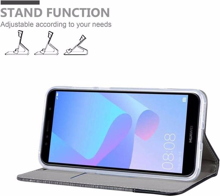 Image du produit Cadorabo Couverture look jeans Book (Huawei Y6 Prime (2019))