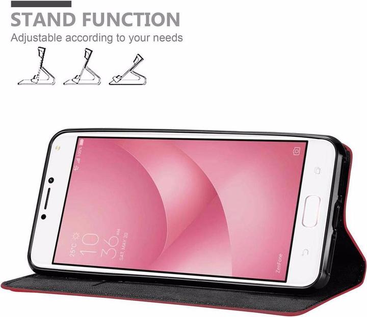Actual product image Cadorabo Book Invisible Magnet Cover (Asus Zenfone 4 Max)
