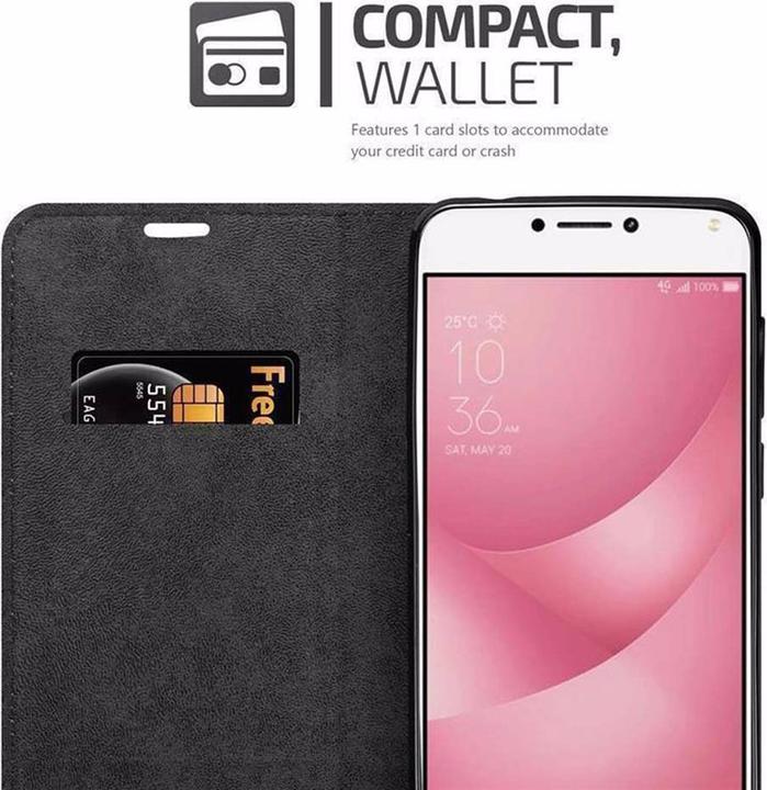 Actual product image Cadorabo Book Invisible Magnet Cover (Asus Zenfone 4 Max)