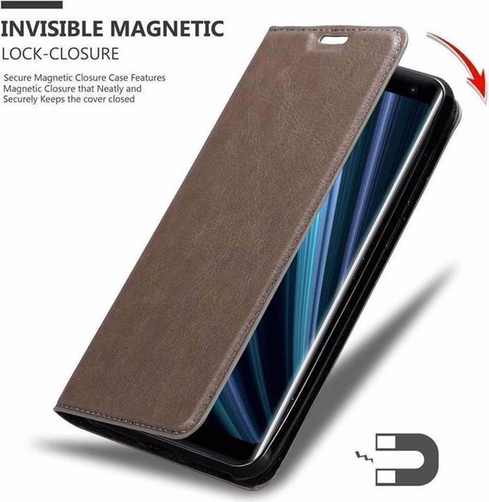 Produktbild Cadorabo Book Invisible Magnet Cover (Sony Xperia XZ3)