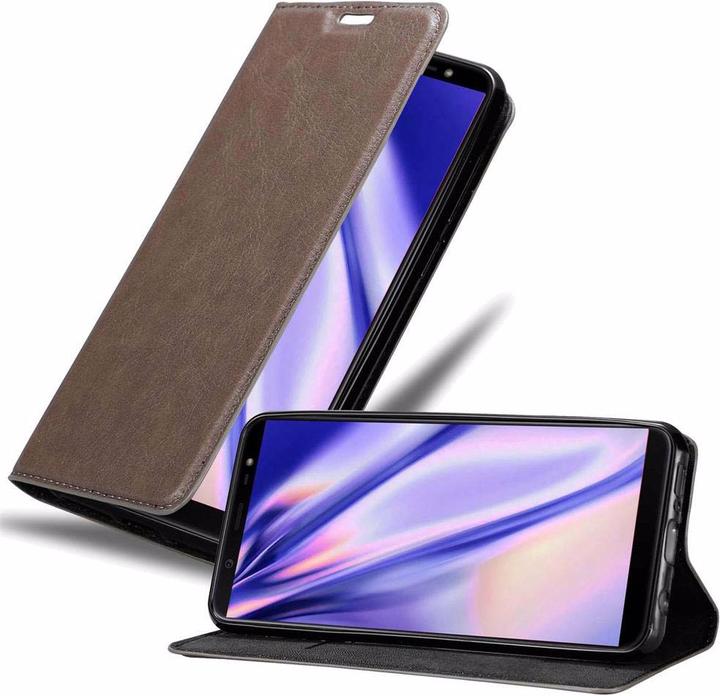 Actual product image Cadorabo Book Invisible Magnet Cover (Samsung Galaxy J8 (2018))