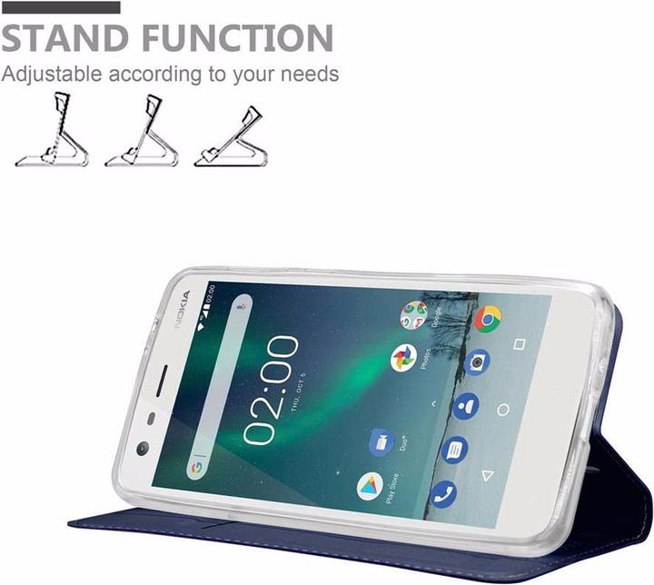 Produktbild Cadorabo Book Classy Style Cover (Nokia 2)