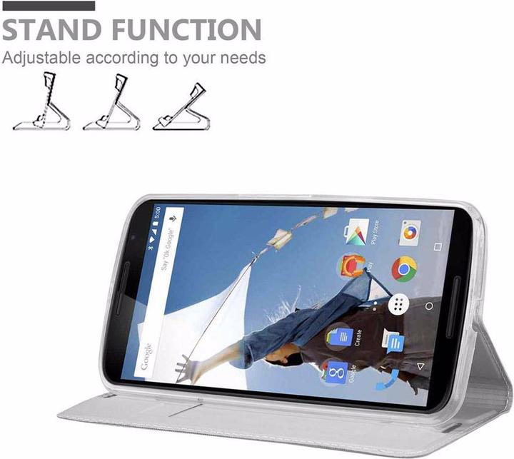 Actual product image Cadorabo Book Classy Style Cover (Google Nexus 6)