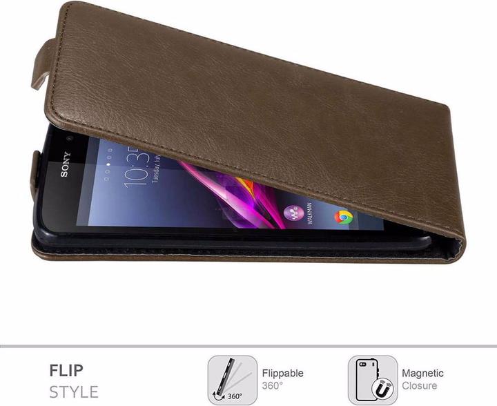 Produktbild Cadorabo Flip wie Invisible Cover (Sony Xperia Z1)