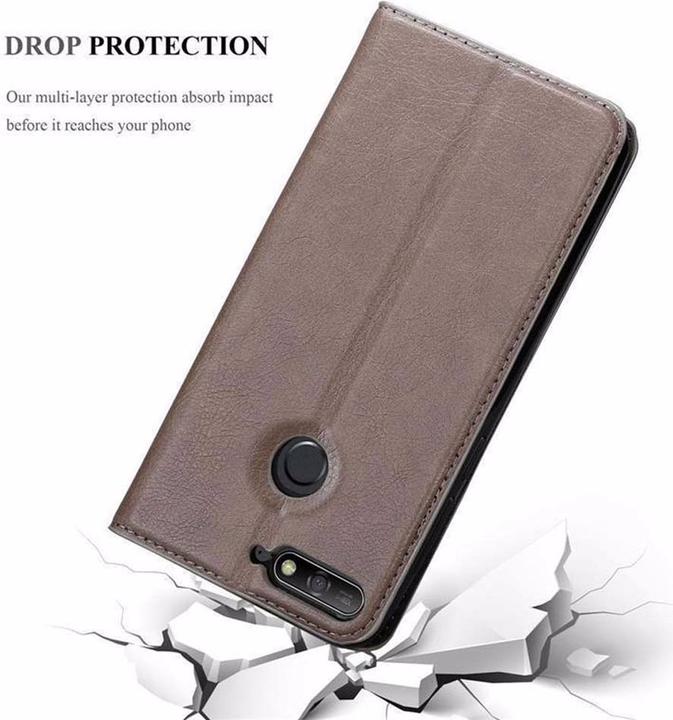 Produktbild Cadorabo Book Invisible Magnet Cover (Huawei Y6 Prime (2019))