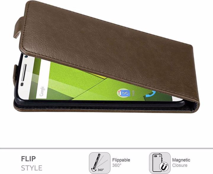 Produktbild Cadorabo Flip wie Invisible Cover (Motorola Moto X Play)