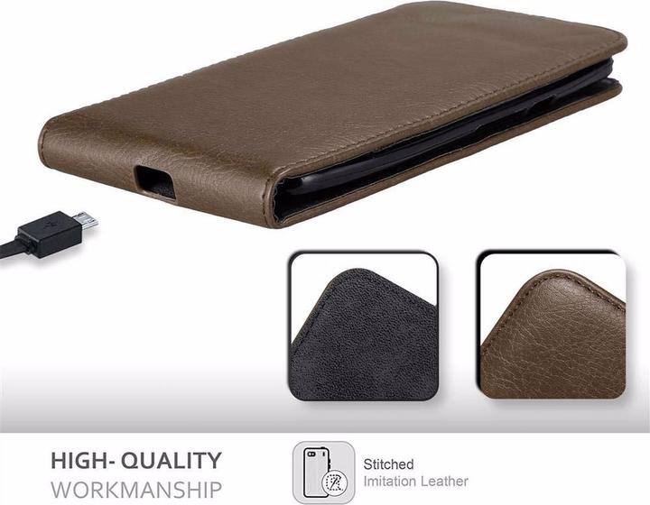 Produktbild Cadorabo Flip wie Invisible Cover (Motorola Moto X Play)