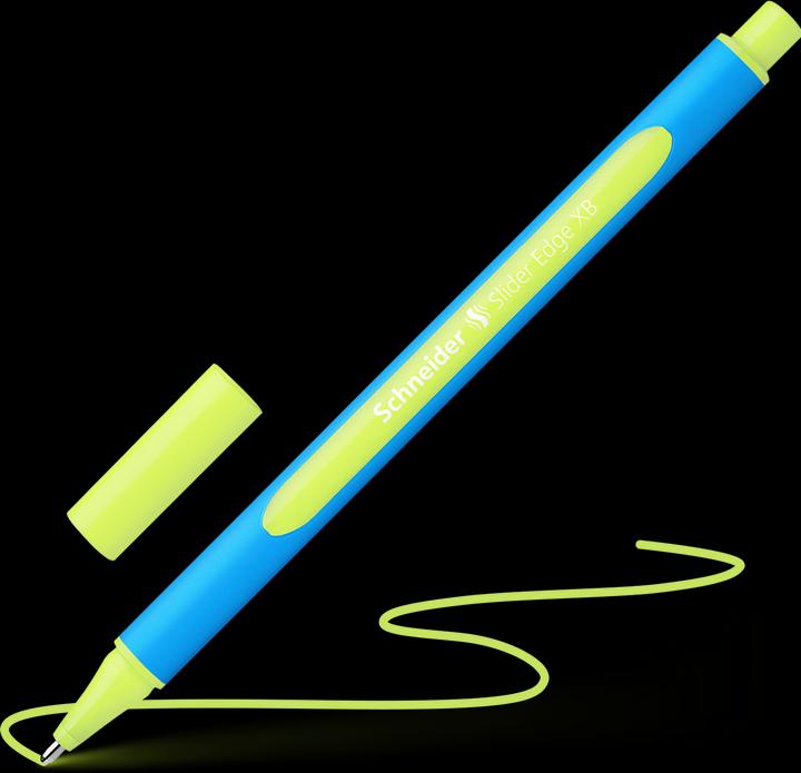 Actual product image Schneider Ballpoint pen Slider Edge (Yellow, Blue, 1 x)