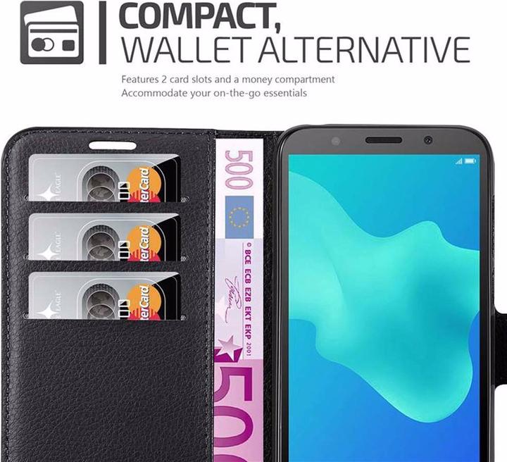 Produktbild Cadorabo Book mit Standfunktion Cover (Huawei Y5 (2018))