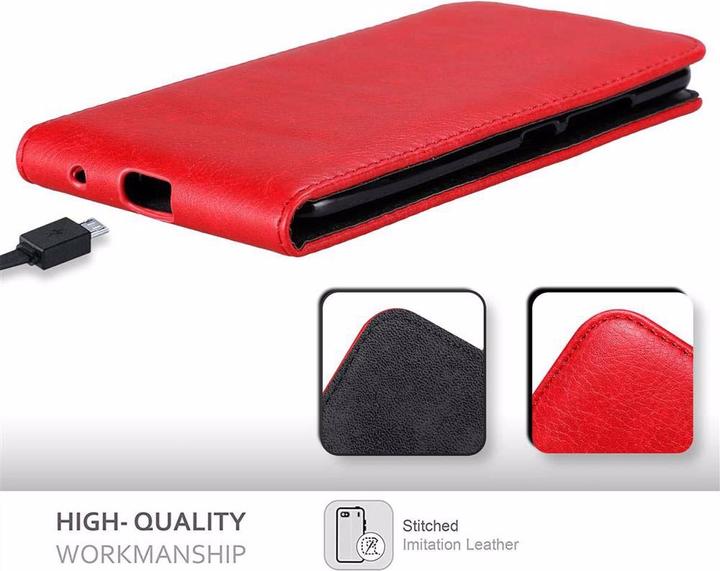 Actual product image Cadorabo Flip like Invisible Cover (ZTE Axon 7)