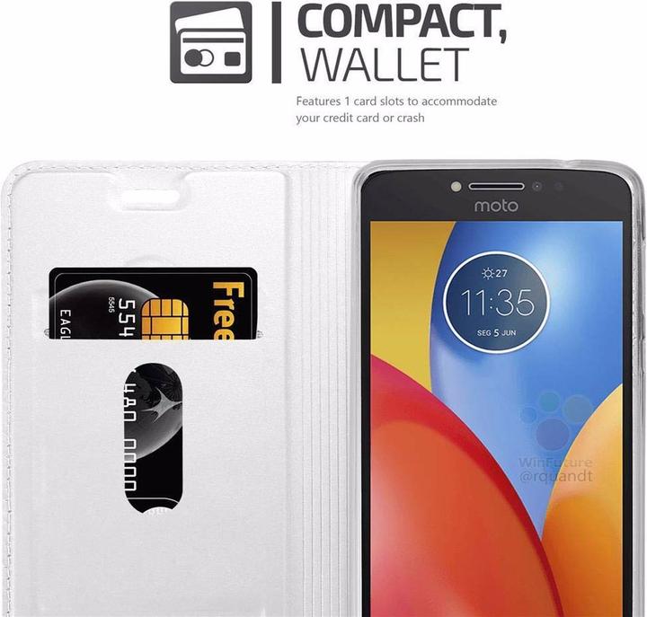 Immagine prodotto Cadorabo Copertina in stile libro di classe (Motorola Moto E4)