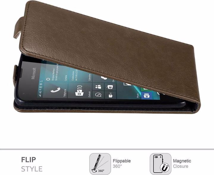 Produktbild Cadorabo Flip wie Invisible Cover (Microsoft Lumia 550)