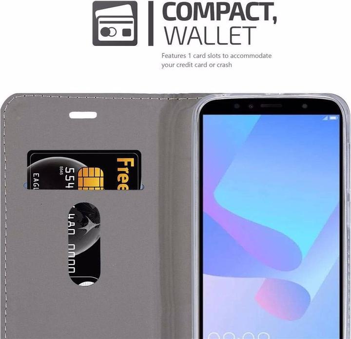Actual product image Cadorabo Book Jeans Optics Cover (Huawei Y6 Prime (2019))