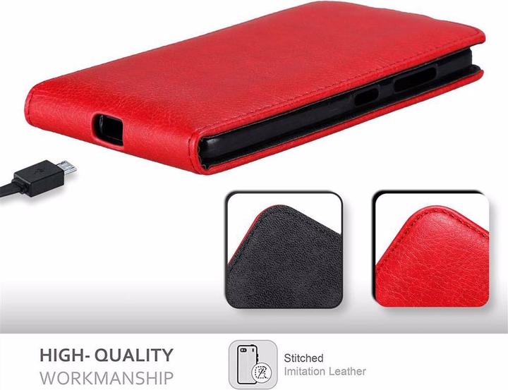Actual product image Cadorabo Flip like Invisible Cover (Microsoft Lumia 650)