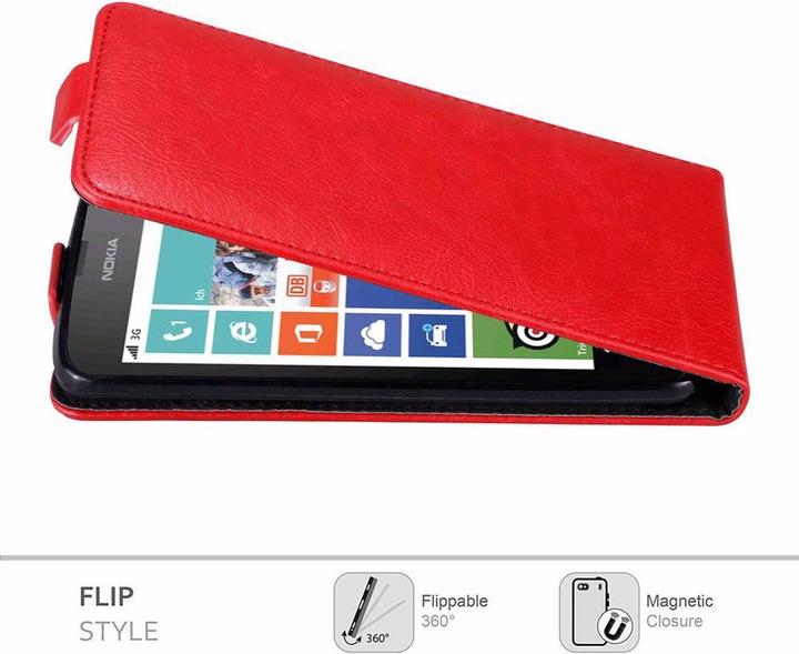 Actual product image Cadorabo Flip like Invisible Cover (Nokia Lumia 630, Nokia Lumia 635)